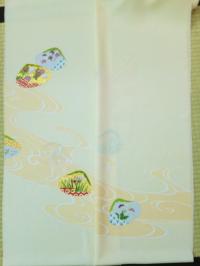 Kyo Yuzen tsukesage  Kaiawase pattern