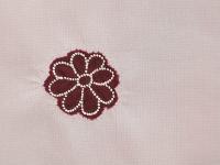 Tie-dyed Sagara embroidery    Oshima tsumugi 