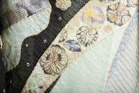 辻が花染 紋紗絵羽コートアップ