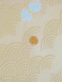 絞り波うさぎ柄付下