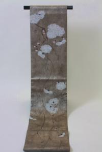 Kondayagenbei double-woven obi (fukuro obi)